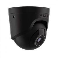 AJAX 5MP Black Turret IP Security Camera - PoE, IP65, IR 35m, 4mm Lens. High-Res Surveillance by Chavda