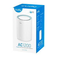 Cudy M1300 Mesh WiFi Router: Dual Band Gigabit, MiRO ACS Approved, Wireless Network System, White