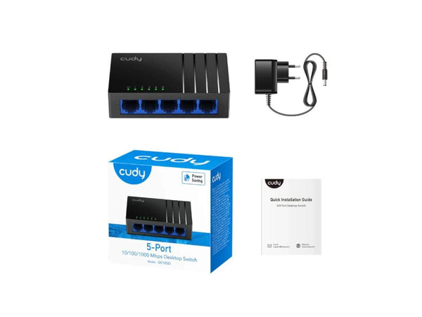 Cudy 5 Port Gigabit Desktop Switch | GS105D