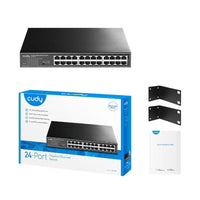 Cudy 24 Port Gigabit Unmanaged Desktop Switch | GS1024