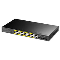 Cudy 24 Port Gigabit PoE 400W 4 Gigabit 4SFP Switch | GS2028PS4-400W