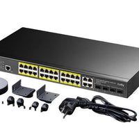 Cudy 24 Port Gigabit PoE 400W 4 Gigabit 4SFP Switch | GS2028PS4-400W