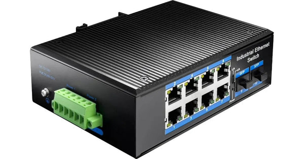Cudy 8 Port Gigabit Industrial PoE+2SFP Switch | IG1008S2