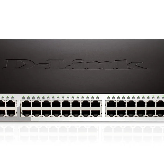 D-Link 48-Port 10/100/1000Mbps with 4 Combo SFP Smart Switch. D-Link Consumer
