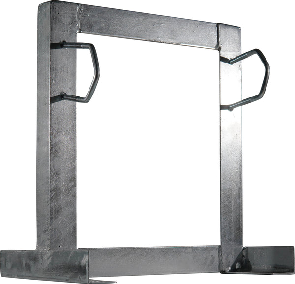 Square Wall Mount Brackets, 250mm Offset, 32-60mm, Two Clamp Galvanised-WB-SQ-250