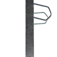 Square Wall Mount Brackets, 250mm Offset, 32-60mm, Two Clamp Galvanised-WB-SQ-250