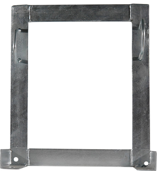 Square Wall Mount Brackets, 250mm Offset, 32-60mm, Two Clamp Galvanised-WB-SQ-250