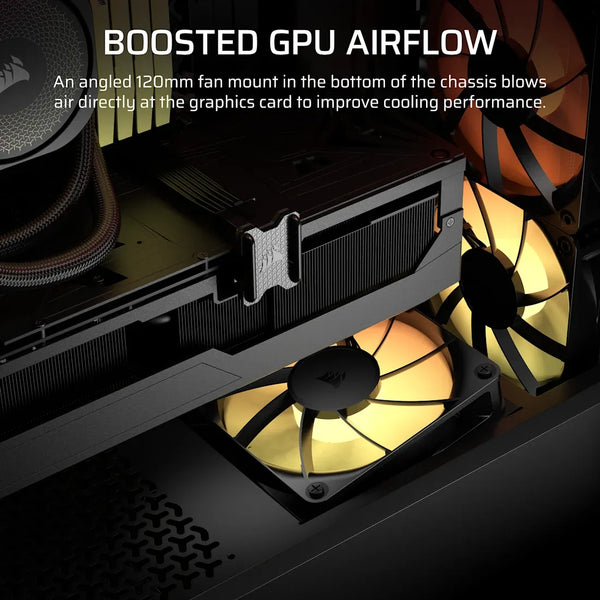 3200D RS ARGB Mid-Tower PC Case; 3x RS120 ARGB fans incl - Smoke.-CC-9011346-WW
