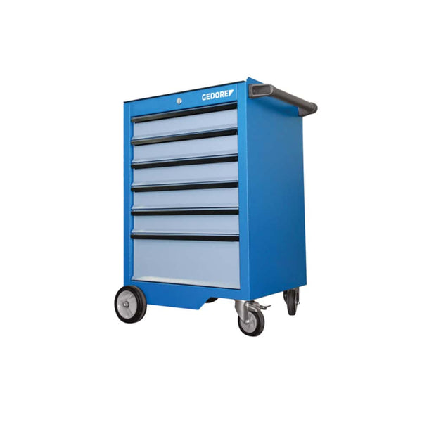 GEDORE 1510 Empty Tool Trolley - Mobile Tool Chest with Drawers, Rolling Cart for Tool Storage Organization