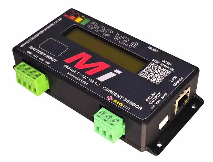 Micro Instruments SOC Monitor with Ethernet Attachment-MI-SOC-ETH
