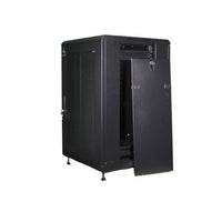 Acconet 18U Unassembled Floor Standing 600mm Cabinet Perforated-AC-CAB-18U600-FL