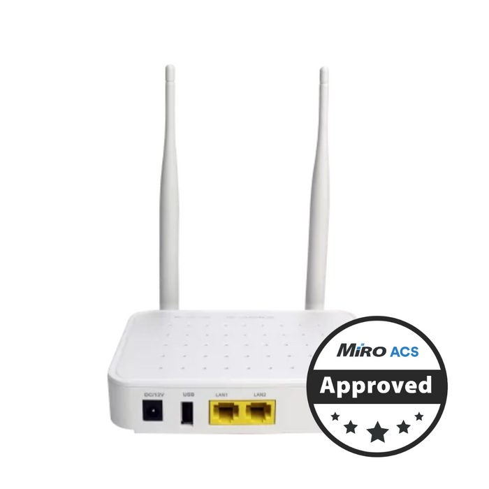 BDCOM xPON ONU/ONT, 1 x GB, 1x FE, 300Mbps Wireless, 1 x USB port-BDCOM-GP1704-2F-E