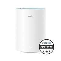 Cudy M1300 Mesh WiFi Router: Dual Band Gigabit, MiRO ACS Approved, Wireless Network System, White