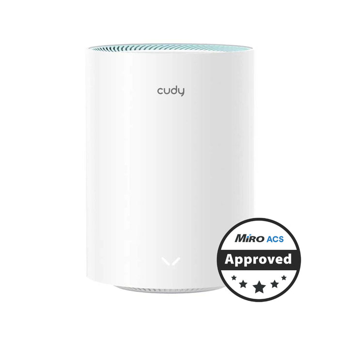 Cudy M1300 Mesh WiFi Router: Dual Band Gigabit, MiRO ACS Approved, Wireless Network System, White
