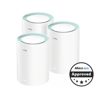 CUDY M1300 Mesh 3-Pack: Dual Band WiFi 5 Gigabit Mesh System