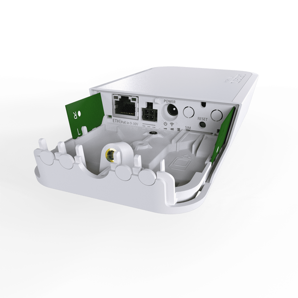 MikroTik wAP LTE - Weatherproof 2G/3G/LTE CPE with 2.4 GHz Wi-Fi Router-MT-RBWAP-LTE