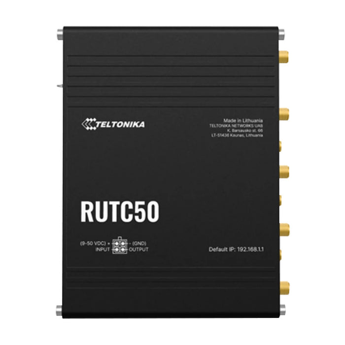 Teltonika industrial 5G Wireless Router with WiFi 6 | RUTC50-TTK-RUTC50