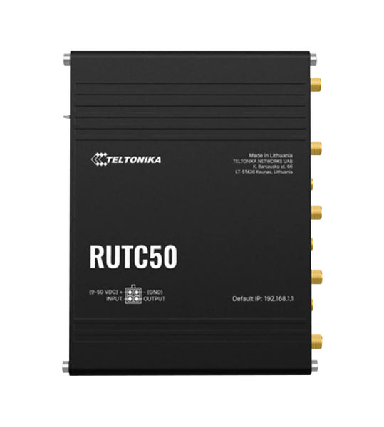 Teltonika industrial 5G Wireless Router with WiFi 6 | RUTC50-TTK-RUTC50