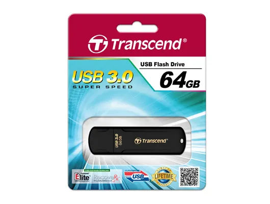 TRANSCEND 64GB JETFLASH 700 USB 3.1 GEN 1 (USB 5Gbps) FLASH DRIVE Transcend
