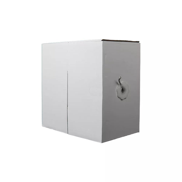 Essential CAT5 UV Outdoor Ethernet Cable 305m Black Solid Copper SF/TP Roll | CAT5U-305-GEN-SC