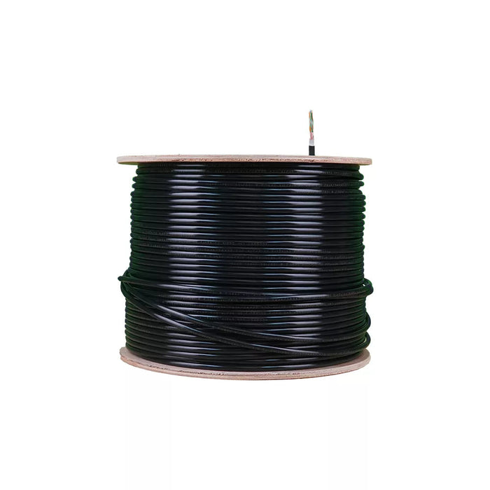 CAT6 Outdoor Ethernet Cable - UV Resistant Black Solid Copper 305m Spool | chavda.com