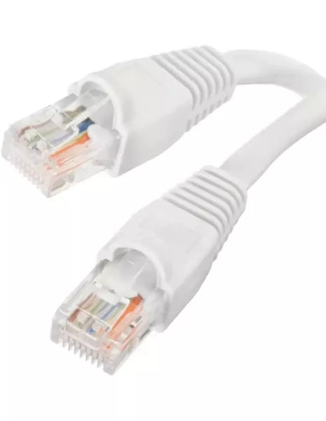 Acconet CAT6 UTP Patch Cable White 0.5M | Ethernet Cable, Network Lead, Computer Cable, Data Cable, White CAT6 Cable