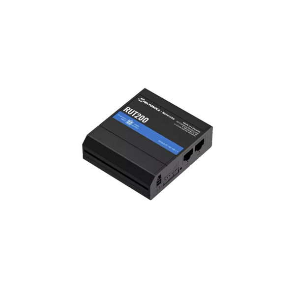 Teltonika 4G/LTE WiFi 4 Industrial Cellular Router | RUT200-TTK-RUT200