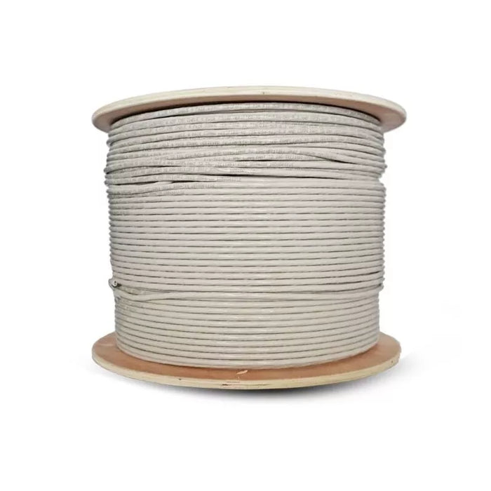 Essential CAT6 Indoor Ethernet Cable 500m Grey Solid Copper UTP Roll | CAT6-500-SC-GEN-CAT6-500-SC-GEN