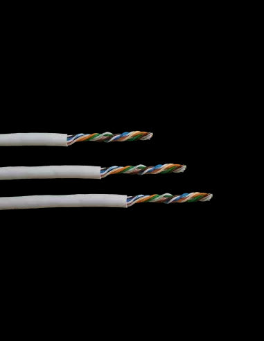 Acconet CAT5e Indoor Ethernet Cable 500m White Solid Copper UTP Roll | CAT5-500-SC