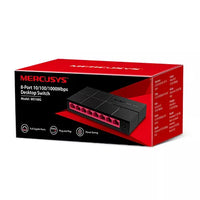 Mercusys 8-Port Gigabit Desktop Switch, 8x Gigabit Ports | MRC-MS108G-MRC-MS108G