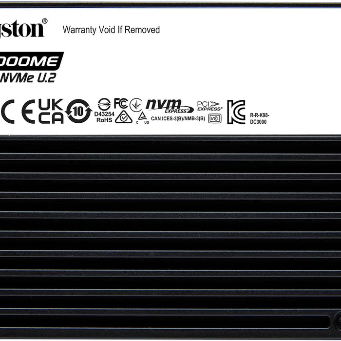 Kingston 15.36TB DC3000ME U.2 PCIe 5.0 NVMe TCG Opal Enterprise SSD-SEDC3000ME/15T3