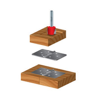 Freud 31.75 x 12.1mm Spoilboard Surfacing & Mortising Bit 1/2 Shank 16-10850P