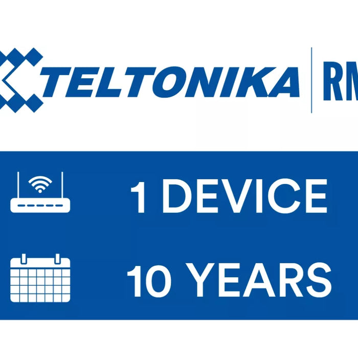 Teltonika Remote Management Pack License, 1 device, 10 years | RMSMP1000000-TTK-RMS-LIC-10Y