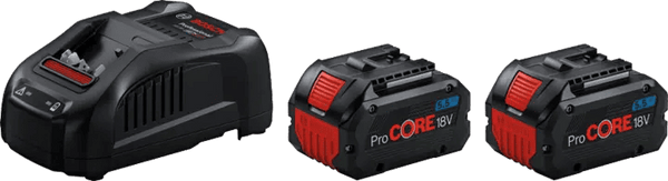 Bosch Battery 2 x Procore 18v 5.5ah + GAL 1880 CV professional