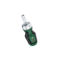 Bosch Stubby Ratchet Screwdriver With 6 Bits (Magazine 1) - 1600A027PK
