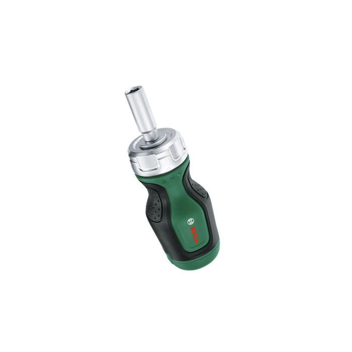 Bosch Stubby Ratchet Screwdriver With 6 Bits (Magazine 1) - 1600A027PK
