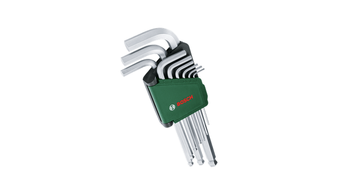 Bosch Hex Key Set 9-Piece - 1600A02BX9