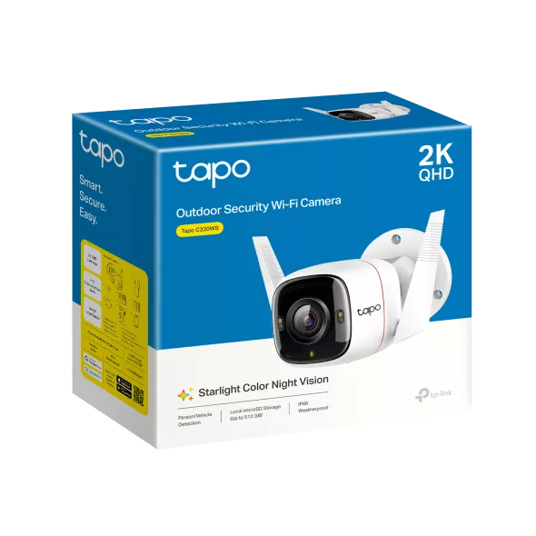 TP-Link Tapo Outdoor Security WiFi Camera | Tapo C320WS-TP-TAPO-C320WS