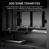 3200D RS Mid-Tower PC Case; 3x RS120 fans incl - Black.