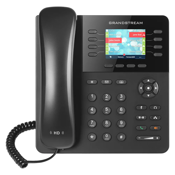 Grandstream GXP2135 8-Line IP Phone: Desk Phone for Business, HD Audio, Gigabit Support