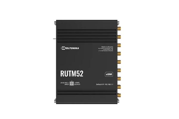 Teltonika Dual 5G Industrial Router | RUTM52-TTK-RUTM52