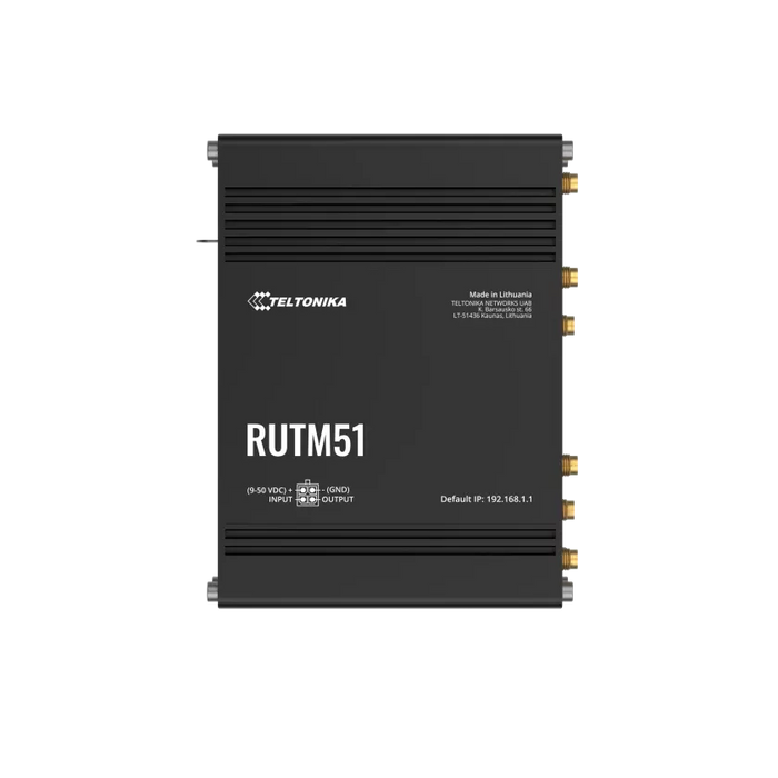 Teltonika Industrial 5G Dual SIM Router | RUTM51-TTK-RUTM51