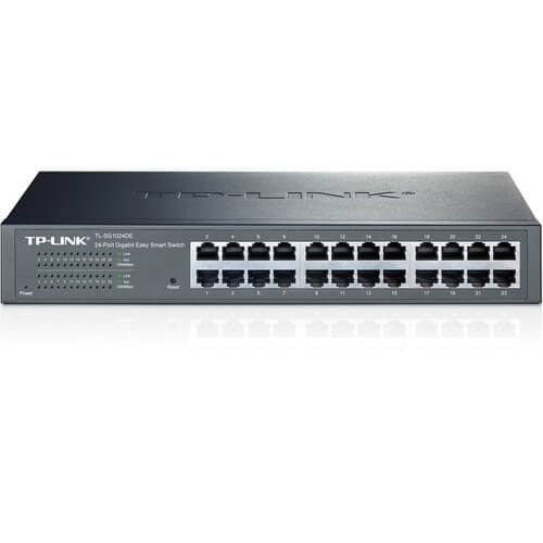 TP-Link 24-Port Gigabit Easy Smart Switch, 24 10/100/1000Mbps RJ45 ports