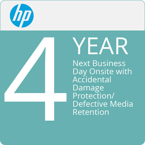 HP 4Yr Next Business Day Response Onsite w/Accidental Damage Protection NB HW Supp-UA6H4E