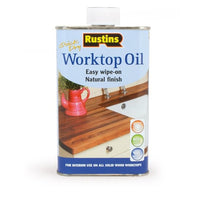 Rustins Worktop Oil - Wood Finishing & Protection | Easy Wipe-On Application
