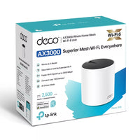 TP-Link Deco AX3000 Whole Home Mesh Wi-Fi 6 System (1 Pack)-TP-DECOX55-1P