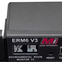 Micro Instruments – Rack Mount Server Room Environmental Monitor-MI-SNSR-ERM-6