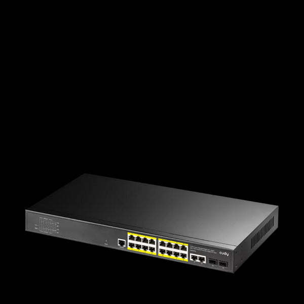 Cudy 16-port Layer 2 Managed Gigabit PoE Switch | GS2018PS2 - 200W