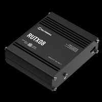 Teltonika RUTX08: Industrial Ethernet Router, 4 Gigabit Ports, Secure Wired Networking for Industrial Applications.
