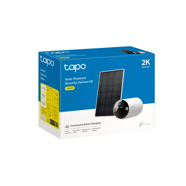 TP-Link Tapo TC82 Solar-Powered Security Camera Kit | TC82 KIT-TP-TAPO-TC82-KIT